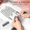 A2Z Scilab 10 Pc Wax Mixing Clay Carving Tool Set Stainless Steel Spatulas for Texture Detailing A2Z-ZR948 - alternate 5